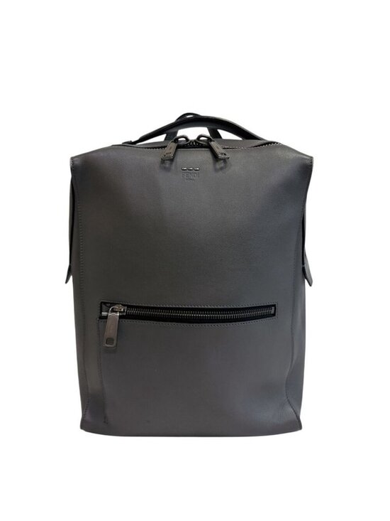 Fendi Backpack Leather Gray main image 6